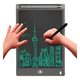 thumbnail image 2 of Tablet de dibujo LCD relet mágico quadro pluma Negro, 2 of 3