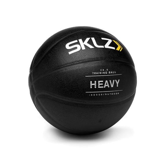 Balón de baloncesto de entrenamiento pesado SKLZ de 3 libras, piel sintética negra