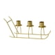 thumbnail image 1 of Candelabro De Hierro Con Forma De Trineo Candelabro Club Home Kitchen Candelabro De 3 Brazos Dorado, 1 of 3