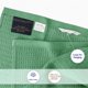 thumbnail image 4 of Toalla CRAFTSWORTH 38 x 66 cm Algodón Verde Salvia - Pack de 6, 4 of 7