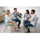 thumbnail image 2 of Comedor Mesa de Vidrio 120x80 + 4 Sillas Windsor Turquesa, 2 of 4