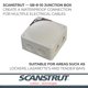 thumbnail image 2 of Caja de conexiones eléctricas impermeable Scanstrut SB-8-10 de 10 vías, 2 of 6