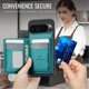 thumbnail image 5 of Para Google Pixel 9 Pro XL Funda de Teléfono Compatible con MagSafe 2 en 1 Billetera con Tarjetero y Bolsillo con Cierre para Efectivo, Funda de Cuero PU, Bloqueo RFID, Soporte Magnético Protector, 5 of 8