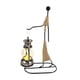 thumbnail image 1 of Candelabro De Metal Nórdico Con Diseño De Linterna De Personaje Para Fiestas De Banquetes, Color Plateado, 1 of 3