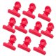 thumbnail image 4 of 10 Uds. Clips De Bisagra De Metal Abrazadera De Clip De Papel/clips De Carpeta De Archivos Rojo, 4 of 5