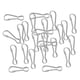thumbnail image 1 of 30 unids broche de presión de metal clip gancho mosquetón broche de acampar hebilla 30 mm, 1 of 5