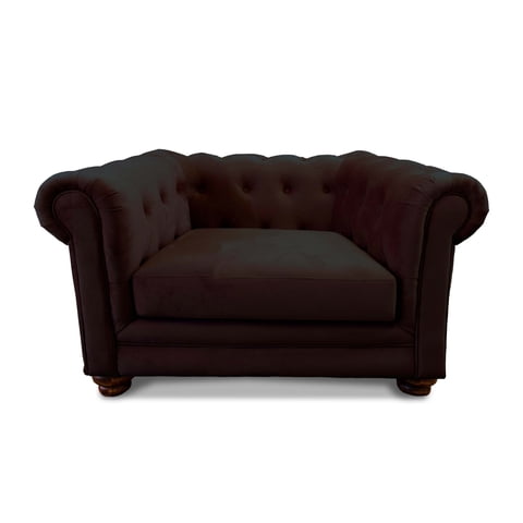 Latam Home - Sofa Florencia 1C Tela Velvet Chocolate