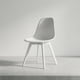 thumbnail image 4 of Silla eames minimalista blanca, 4 of 6