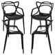 thumbnail image 1 of Pack 4 Sillas Negras Masters | Ideal Terraza y Interior, 1 of 8