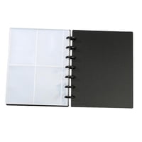 Magideal - Álbum De Fotos De 3 Pulgadas Con 160 Bolsillos, Cuaderno Recargable, Cámara Instantánea, Libro, Tarjeta, Protectores, Páginas De Manga, Portátil Para Negro