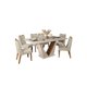thumbnail image 1 of Juego Comedor Dalila 6 Sillas Carvalho - Neve, 1 of 6