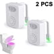 thumbnail image 2 of Paquete de 2 luces LED nocturnas para inodoro, inducción, 16 colores, impermeables, sensor de detección de luz, lámpara de asiento Shark Tank con aromaterapia, aptas para cualquier inodoro., 2 of 8
