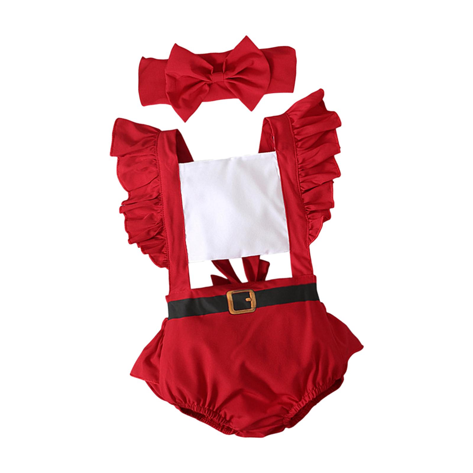 Magideal - Mono De Navidad, Trajes De Body Para Bebé, Mameluco De Accesorios De Fotografía, Traje De Papá Noel Para Niños Pequeños, Fiesta Informal De Vacaciones , 80