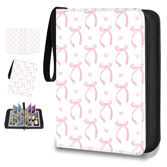 Álbum para tarjetas PADGCNR de 4 bolsillos con 50 fundas para 400 tarjetas