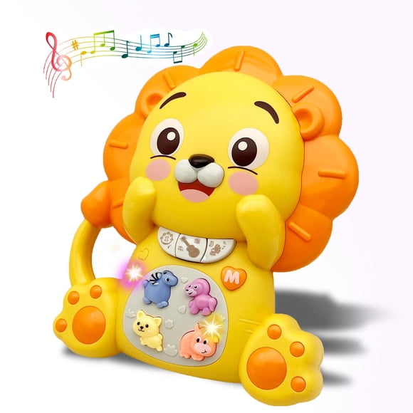 Juguete Musical de León con Teclado Iluminado PYYCZA 14 cm