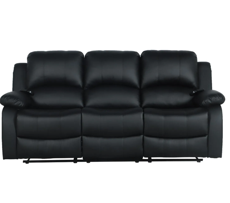 Genérico - Sofá Bergere Reclinable Masajeador 3 Cuerpos