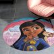 thumbnail image 4 of Mira: Detective Real Alfombra Redonda de Felpa Coral, Antideslizante, No Desprende Pelusas, Lavable y Duradera para Salón, Dormitorio y Habitación de Niños 60cm, 4 of 6