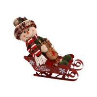 Magideal - Decoración De Mesa, Estatua Navideña, Colección De Accesorios Para Fotografías, Escultura, Obra De Arte Para Dormitorio, Chimenea, Estantería, Fiesta Muñeco De Nieve