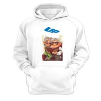Genérico - Polerón Canguro Película Up Blanco Talla S Unisex