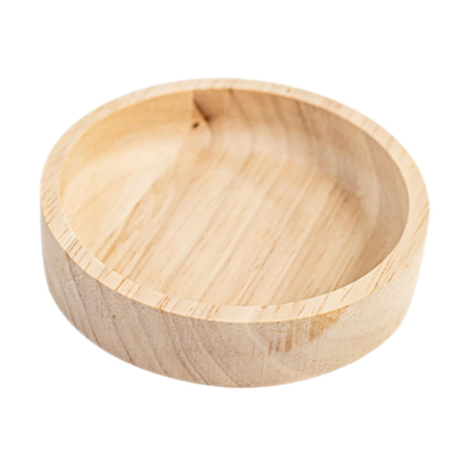 Comedero De Madera Para Hámster, Accesorio Para Bebedero De Jerbo Y Erizo (8 X 8 X 2 Cm)