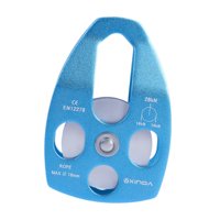 Magideal - Polea De De Polea Única De Escalada Resistente Para Polea De Enganche De Cuerda De 0,62 ""/16Mm Polea De Transporte Para Deportes Al Aire Libre