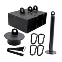 Ioensy - Bloque De Metal Pinch Set De Mano Polla Para El Accesorio De Accesorio De Fijación De Pesas