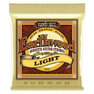 Set De Cuerdas Ernie Ball Para Guitarra Acústica Earthwood Bronce 11–52