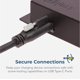 thumbnail image 5 of Cargador USB Coolgear 100W USB-C PD con bloqueo de tornillo, 5 of 5