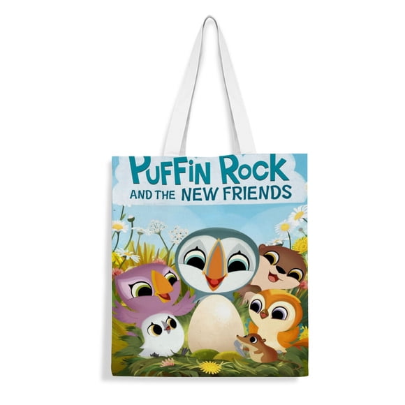 Cartera Puffin Rock Estampado Lienzo 35x40 cm