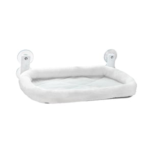 Ioensy - Cama Plegable Para Ventana Para Gatos, Para Tomar El Sol, Balcón, Color Blanco, 30 X 60 Cm