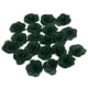 thumbnail image 1 of 20 piezas de seda rosa cabeza de la flor bud diy artesanía decoración de la boda verde oscuro, 1 of 5