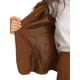 thumbnail image 5 of INSPIRE CHIC Conjuntos de Traje para Mujer Blazer de Manga Larga y Falda Lápiz 2 Piezas Conjuntos Marrón S, 5 of 6