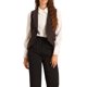 thumbnail image 1 of INSPIRE CHIC Chaleco de Traje para Mujer Doble Botonadura Negocios Solapa Elegante Chaleco de Cintura XS Café, 1 of 6