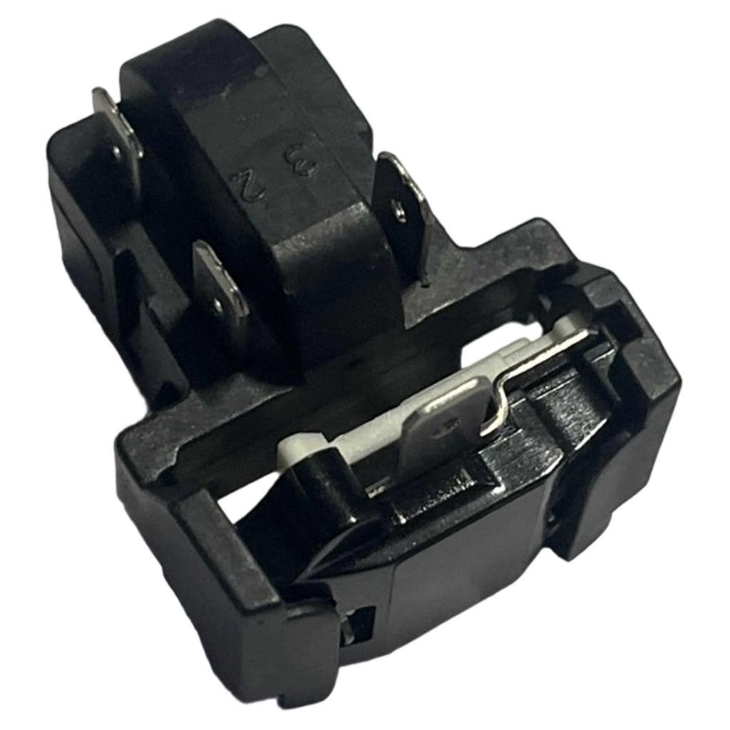 Magideal - Relé De Arranque Ptc Con Protector De Sobrecarga, Práctico Y De Fácil Instalación, Repuestos Para Refrigerador De 3 Pines, Relé De Arranque Para Refri