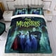 thumbnail image 4 of Los Munsters Conjunto de sábanas temático, trío de piezas, cómodo y amigable con la piel, diseño único, regalo de decoración para el hogar para familiares, amigos y fans,135cm *200cm, 4 of 6