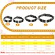 thumbnail image 2 of Collar de Perlas para Perro Uxcell, Collar de Gato con Perlas Brillantes, Lujoso Collar de Mascota con Cristales de Diamantes, Collar de Boda Lindo, (Negro, S), Para Mascotas Pequeñas, 2 of 7