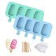 thumbnail image 1 of Moldes para helados Ozera, 2 unidades, hechos en casa, de silicona, 1 of 7