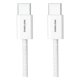 thumbnail image 2 of Cable PD-Max 60W Tipo C a Tipo C Trenzado Blanco, 2 of 2