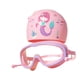 thumbnail image 3 of Gorro De Natación Para Niños, Gafas De Natación Para Snorkel, Piscina, Equipo De Buceo, Color Morado Y Rosa, 3 of 4