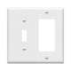 thumbnail image 1 of Placa de pared Combination Enerlites 881131-W de 2 elementos, color blanco, 1 of 7