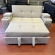 thumbnail image 5 of Sofá Cama Elite 2 Plazas con Portavasos y Baúl Lateral | Gris Claro | Camila Home, 5 of 6