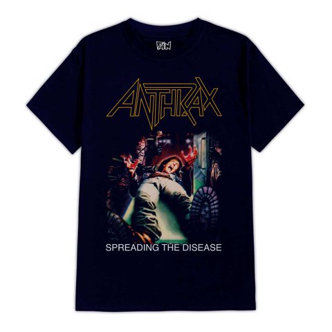Fanshirt - Polera Estampada Anthrax Spreading The Disease