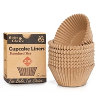 Forros Para Magdalenas Bake Choice, Antiadherentes, 200 Unidades, Pergamino Natural