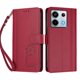 thumbnail image 3 of Funda Cartera Trébol para Xiaomi Poco X6 con Ranuras Tarjetas y Carga Inalámbrica Rojo, 3 of 6