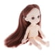 thumbnail image 2 of Muñeca Articulada Fiocias BJD 16 cm Cuerpo Desnudo DIY Cabello Liso Marrón, 2 of 5