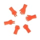 thumbnail image 4 of 6 Uds Agujas De Tejer Cubierta De Punto "piedra-tijera-papel'' Dise?o Naranja, 4 of 5
