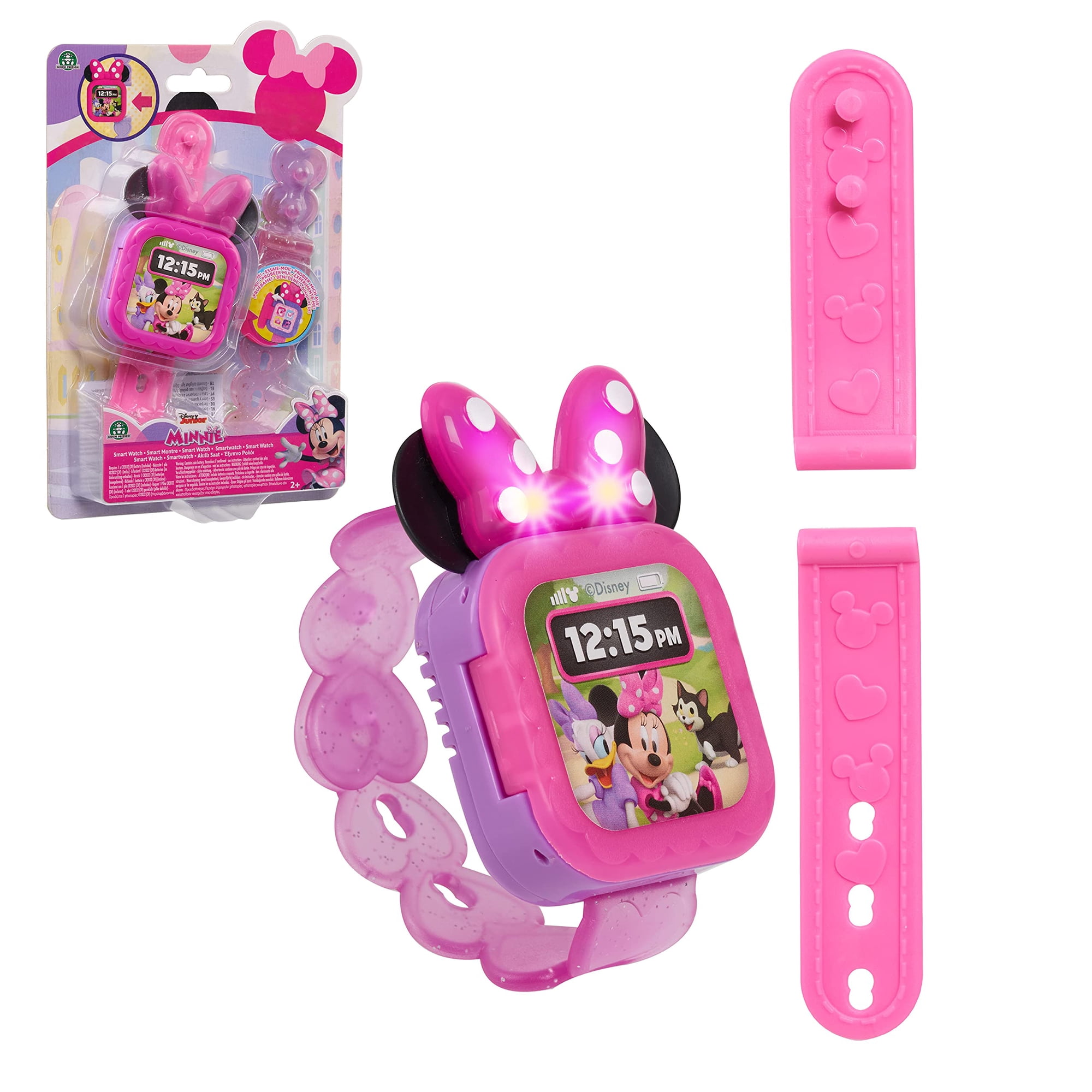 Reloj Inteligente Disney Junior Minnie Mouse Con Luces Y Sonidos