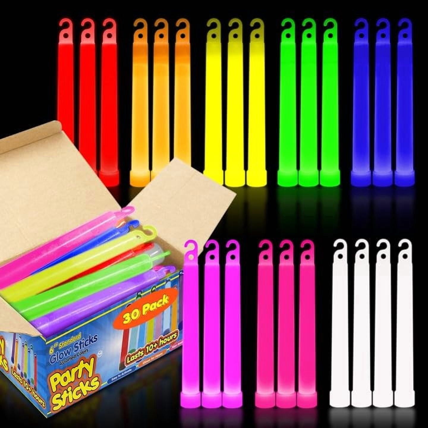 Party Sticks - Glow Sticks Party Supplies Partysticks, Paquete De 30 Unidades, 6 Pulgadas