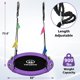 thumbnail image 5 of Columpio de Árbol HeyZoo Saucer de 152 cm Capacidad 408 kg Morado, 5 of 6