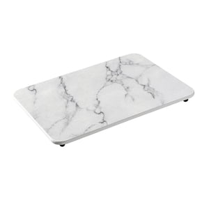 Bothyi - Estera Para Secar Platos, Alfombrilla Grande Para Bandeja De Fregadero De Secado Instantáneo Para Baño, Encimera De Cocina, Color Blanco